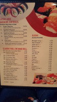 Mizu Sushi menu