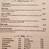 Dulce Vida Latin Bistro menu