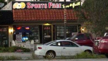 Sports Page And Grill outside