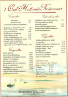 Het Oud Hollandsch Midsland menu