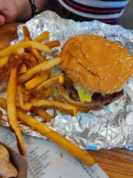 Five Guys Burgers Fries food