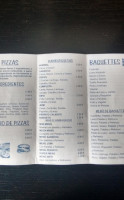 Pizzeria Pepín menu