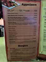 Water Dogs menu