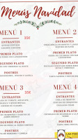 Las Perdices menu