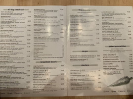 Treesome Natural Food Cafe menu