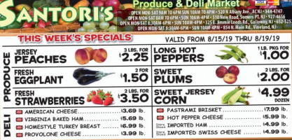 Santori's Produce Deli Outlet food