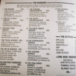 The Burger Menu