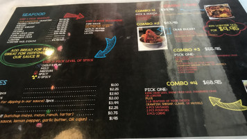 Fire Crab (the) menu