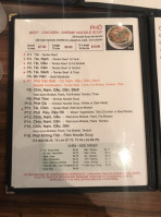 Pho 24 menu