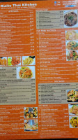 Rialto Thai Kitchen menu