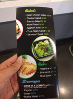 Roll It Sushi Teriyaki menu