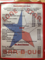 Lone Star Bar B Q food