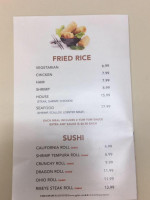 Hibachi To Go menu