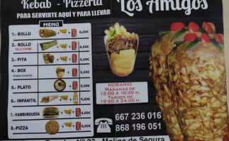 Los Amigos Kebab food