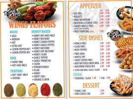 Kingkong Wings menu