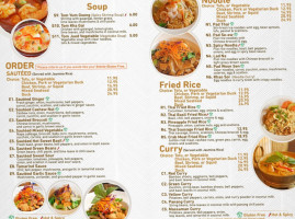 Racha Thai Cuisine menu