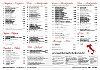 Italiano menu