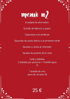 El Tranvia menu