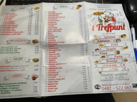 Cafetaria 't Trefpunt Ewijk menu