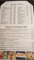 Fujijapan menu