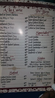 Delicious Southern Cuisine menu