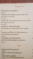 Zum Martin menu