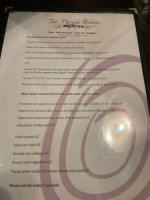 Purple Onion menu