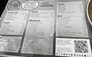 Mesón El Sacristán menu