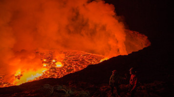 Virunga National Park outside