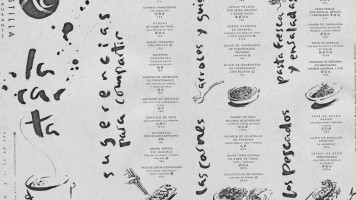 Asador Castilla menu