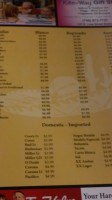 Taqueria Las Palmas menu