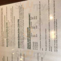 Pro's Epicurean Market Cafe menu