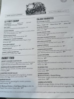 Razzoo's Cajun Cafe menu