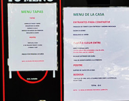 Garona menu