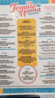 Tequila Mama Taqueria menu