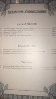 L'Ambassade de Pékin menu