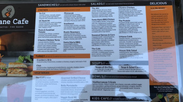 Urbane Cafe menu