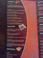 Chacabuco menu