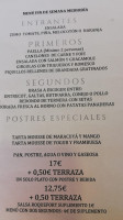 El Viejo Roble menu