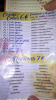 Cachorro menu