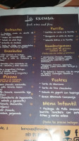 La Excusa menu