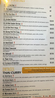 Thai Corner menu