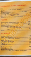 La Marquesa menu