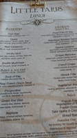 Little Paris Tallahassee menu