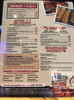 Smokin' J's Rib And Brewhouse menu