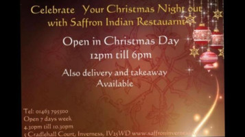 Saffron Indian inside