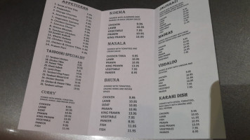 Indian Grill menu