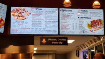 Porky's Pizza Palace menu