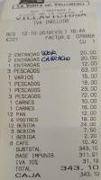 La Venta De Valloberu menu