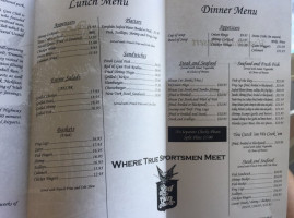 Rod And Gun Club menu